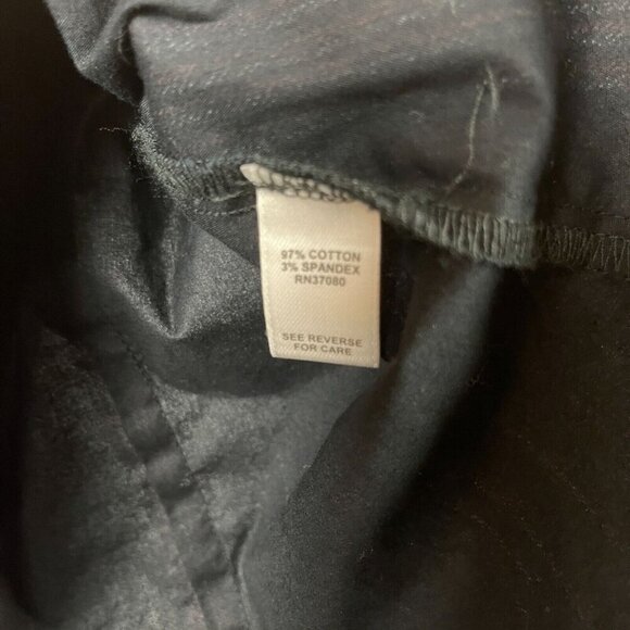 Cato Women Black & Pink Striped Button-Up Long Sleeve Shirt Size S - Picture 4 of 7